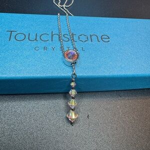 Touchstone Crystal Slide My Way Necklace